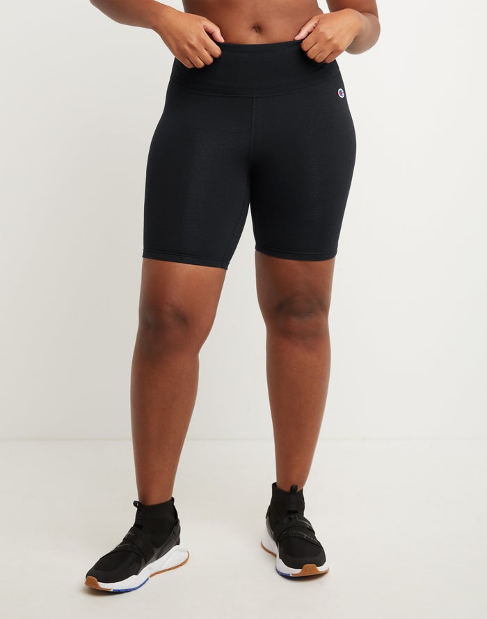 Champion Womens Shorts NZ - Everyday Bike 7 Black ( 4906-HPDAY )